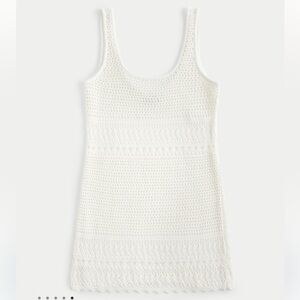 Crochet style cover up dress